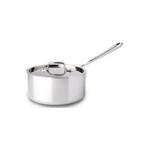 All Clad Stainless Steel 3 Qt Sauce Pan 