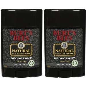  Burts Bees Mens Deodorant 2.6 oz, 2 ct (Quantity of 3 