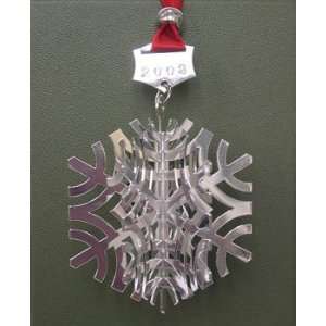  Christofle Silver 2003 Annual Christmas Ornament