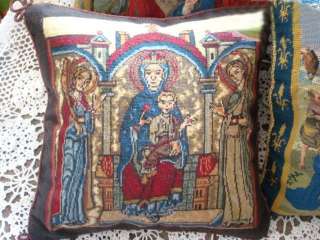 The Vatican Library Collection Needlepoint 4pc Pillows 220  