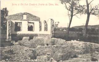 WI PRAIRIE DU CHIEN OLD FORT CRAWFORD CIRCA 1912 M29312  