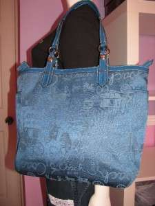 Coach Purse Horse and Carriage Gallery Tote 15157  