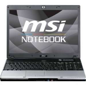 MSI 15.4 Notebook   Intel Core 2 Duo T5800 2 GHz (9S7 