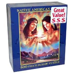  Native American Series 500 Piece Jigsaw Puzzle   Indian 