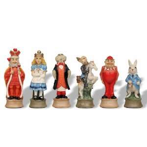    Adventures of Alice in Wonderland Theme Chess Set Toys & Games