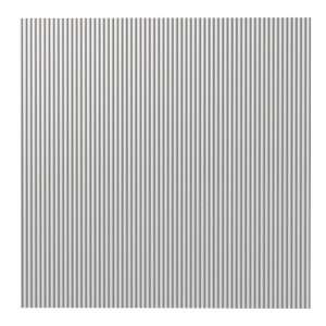  ACP 24 x 24 Rib 2 Lay In Ceiling Tile   Argent Silver 