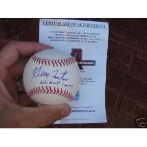 Autographed George Foster Baseball   Aaa coa   Autographed Baseballs