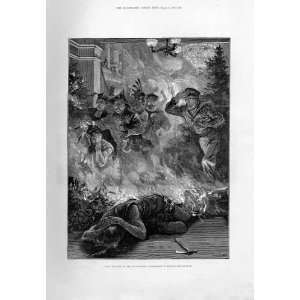  Disaster At Art Students Masquerade Munich Germany 1881 