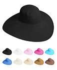 Big Beautiful Solid Color Floppy Hat (H0535)