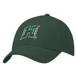  Nike Hawaii Warriors Green Swoosh Flex Fit Hat