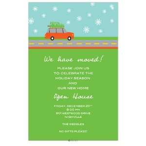 TREE ON CAR HOLIDAY PARTY INVITATIONS Toys & Games