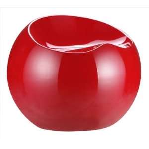  Zuo Occasional Chair   Drop Stool ,red