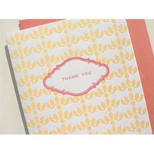  mimosa letterpress thank you boxed note cards Health 
