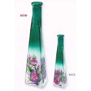    Hummingbird & Gladioluses   Vase by Joan Baker