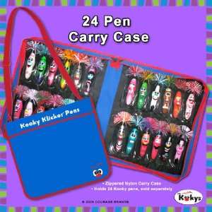  SALE Kooky Klickers 24 Pen Zippered Case with Strap Toys 