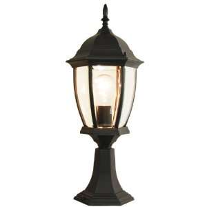   Deluxe Black Finished Outdoor Pole Lighting