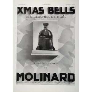  1930 Ad Les Cloches de Noel Christmas Bells Molinard 
