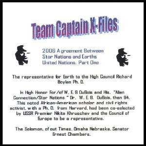  Team Captains X  File 2006 Agreement Between Star Team 