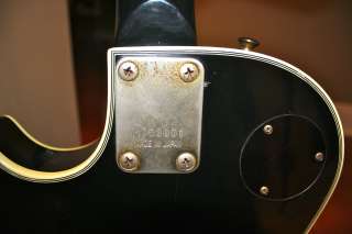 1975 Ibanez Custom Electric Guitar Black   Les Paul Lawsuit  