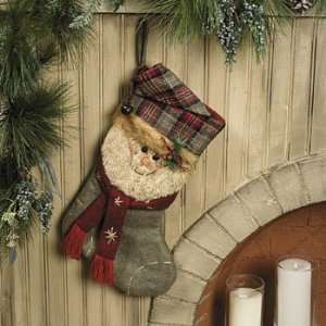  Plaid Winter Snowman Stocking   Party Decorations & Room 