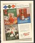 1954 Print Ad Kentucky Tavern Whiskey Boot N Bottle Pen