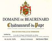 Dom. de Beaurenard Chateauneuf du Pape 2004 