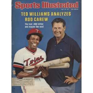  Ted Williams Analyzes Rod Carew Unsigned Sports 