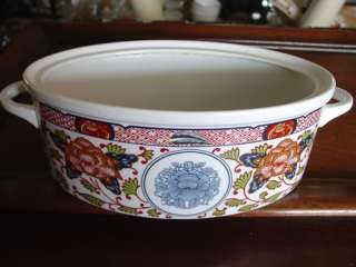 Georges Briard Peony Casserole Used Oven to Table  