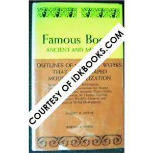  ** Famous Books Ancient and Medieval   Outlines of 108 