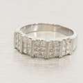 Edwardian Estate 1.00ct Princess Diamond 14k Gold Ring  