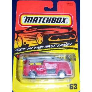  Matchbox #63 Snorkel Fire Truck Toys & Games
