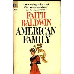  American family, Faith Baldwin Books