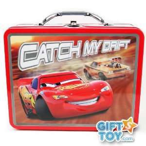   Pixar Cars Lightning Mcqueen Tin Box ( Lunch Box) 
