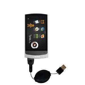 com Retractable USB Cable for the Samsung YP R1 Digital Media Player 
