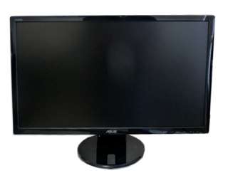 asus ve228h 24 widescreen led monitor personal entertainment on desk
