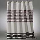 Simply Vera Wang Horizon Block Fabric Shower Curtain Purple Ivory Gray 