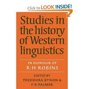  Studies in the History of Western Linguistics 