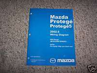 2002 Mazda Protege 5 Wiring Diagram Service Manual Book  