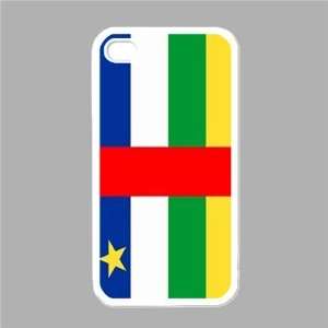   African Republic Flag White Iphone 4   Iphone 4s Case
