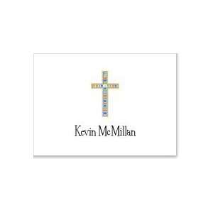  Colorful Blue Cross Stationery