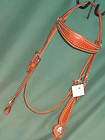 Billy Cook Dotted Show Headstall~Wide Brow~Chestnut~​New