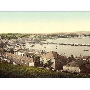   Poster   Newlyn general view Cornwall England 24 X 18 