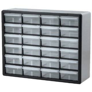   10724 24 Drawer Plastic Parts Storage Hardware and Craft Cabinet