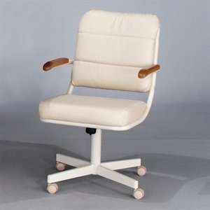   C318 788UN 9821 Ivory Charade Armed Dining Chair
