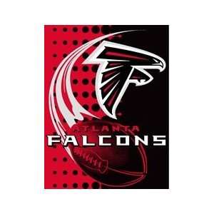  Northwest Atlanta Falcons Royal Plusch Raschel Blanket 