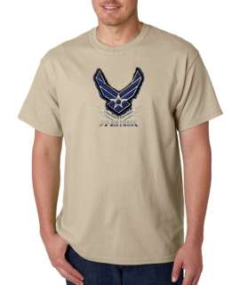 Air force USA Logo Symbol 100% Cotton Tee Shirt  