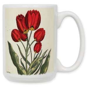  Tulips 15 Oz. Ceramic Coffee Mug