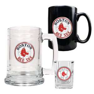  Boston Red Sox MLB 15oz Tankard, 15oz Ceramic Mug & 2oz 