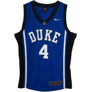  Nike Elite Duke Blue Devils #4 Royal Blue Replica 