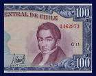 100 ESCUDOS Banknote of CHILE 1962 75   WARSHIPS   UNC